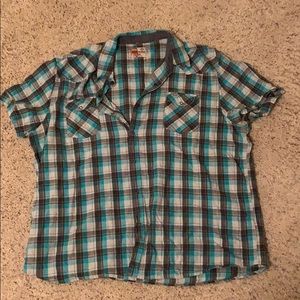 Men’s Short Sleeve Button Down